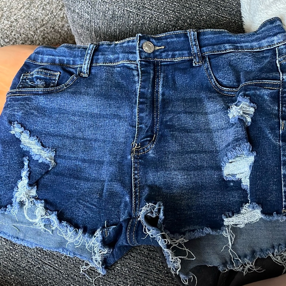 never worn jean shorts